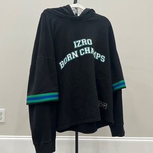 oversized hoodie! from born champs a korean made hoodie